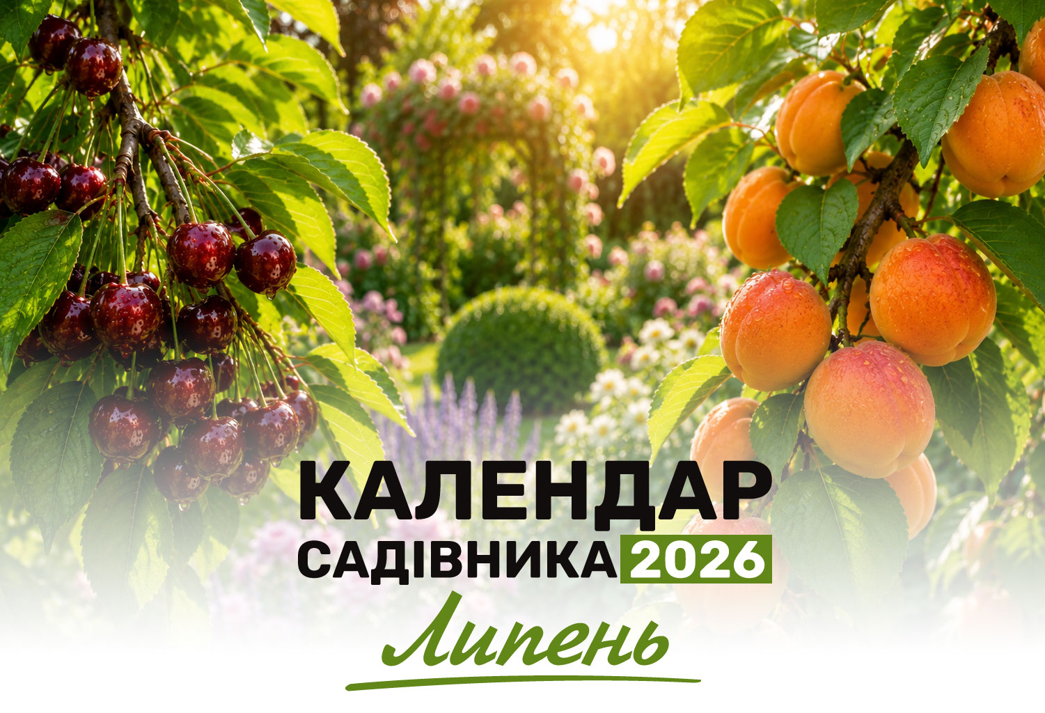 Календар садівника. Липень 2026