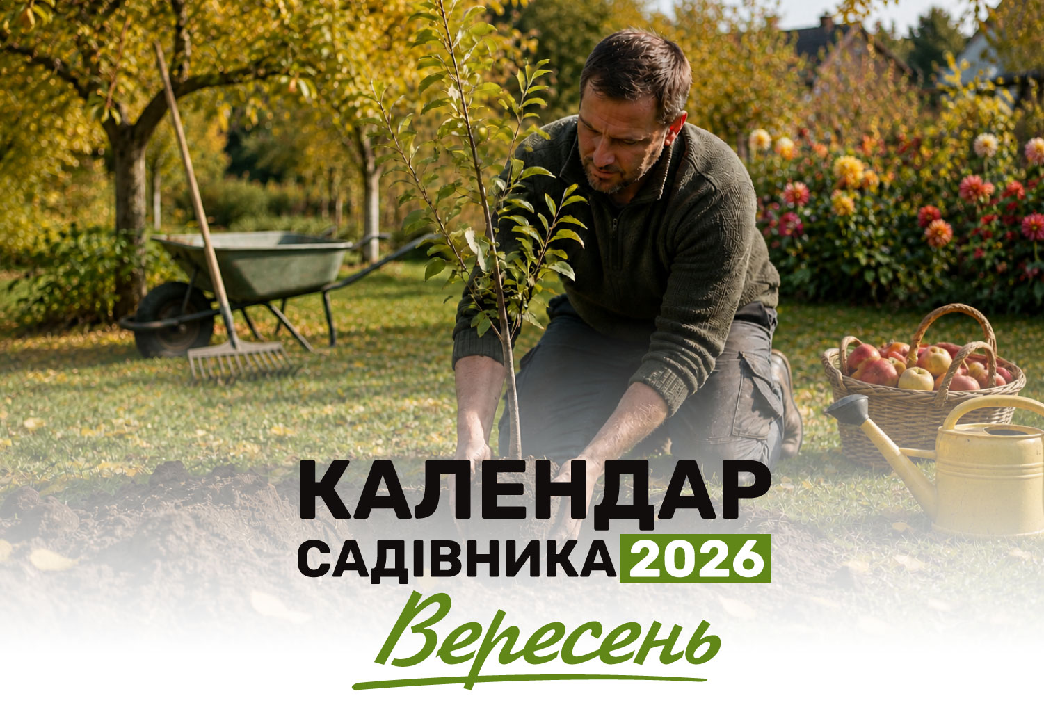 Календар садівника. Вересень 2026