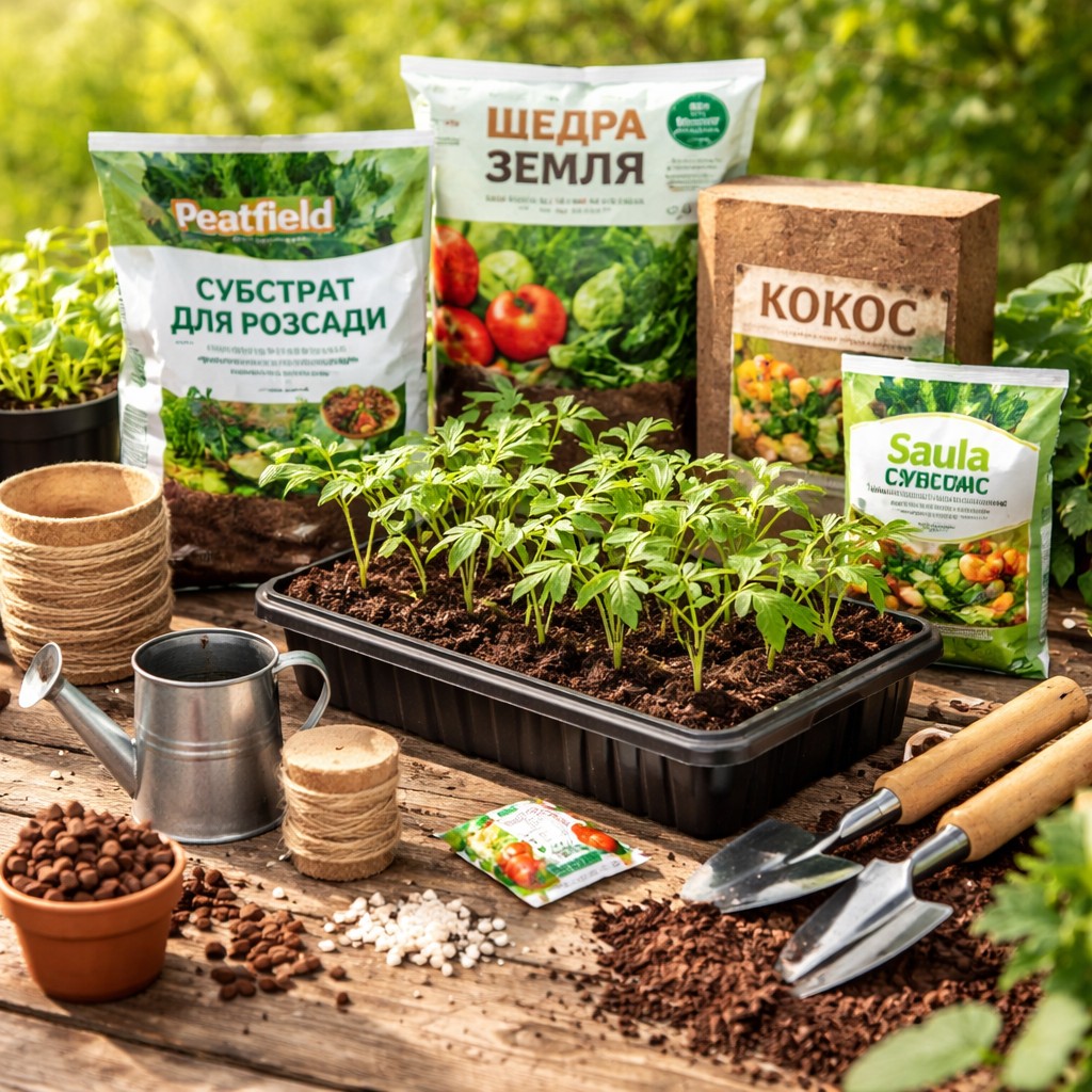 ТОП-5 ґрунтів для розсади у 2026 році: як вибрати субстрат для сильних рослин