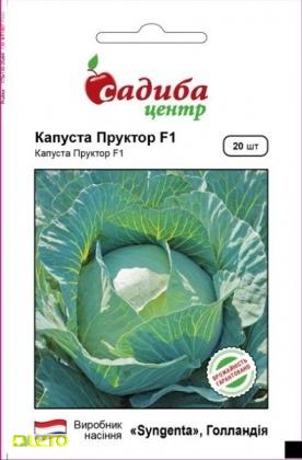 Насіння капусти Пруктор F1, 20шт, Syngenta, Голандія, насіння Садиба Центр