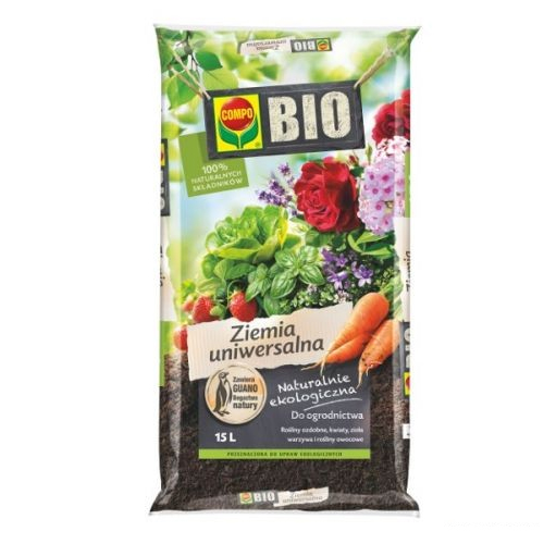 Субстрат органічний універсальний BIO 15 л, Compo (Компо), 1225