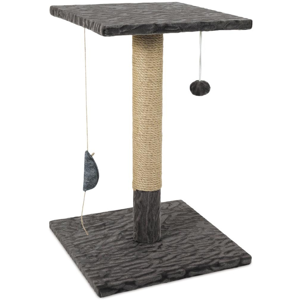 Дряпка Природа Фелікс джут темно-сіра (PR241532)