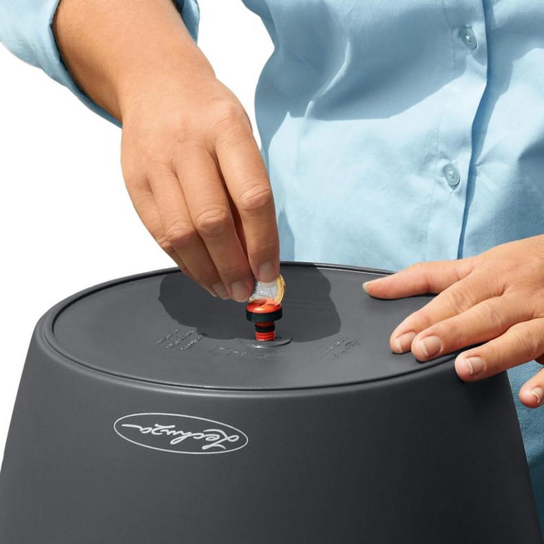 Розумний горщик Lechuza Classico Color 35 білий, 35х33 см (13210) 4