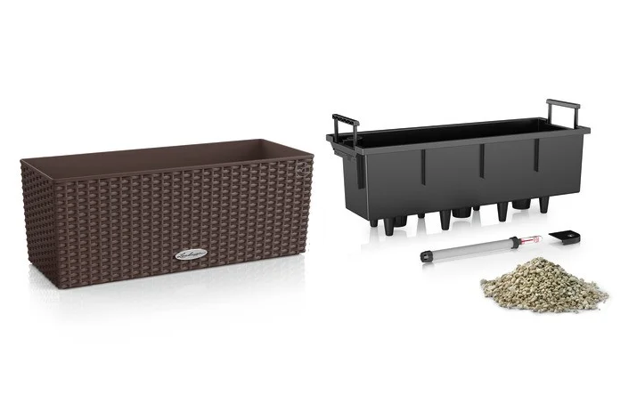 Розумний горщик Lechuza Balconera Cottage 50 мокко, 50x19x19 см (15605) 2