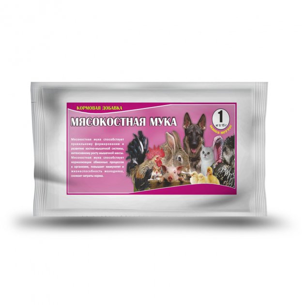 Борошно м'ясо-кісткове ПК Круг, 1 кг