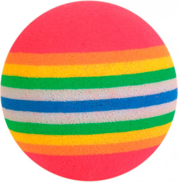 Іграшка для кішок Trixie Райдужний м'яч діаметр 4 см, 1 шт