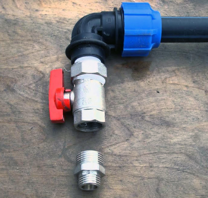 Муфта із зовнішнім різьбленням 25х3/4 , SantehPlast 2