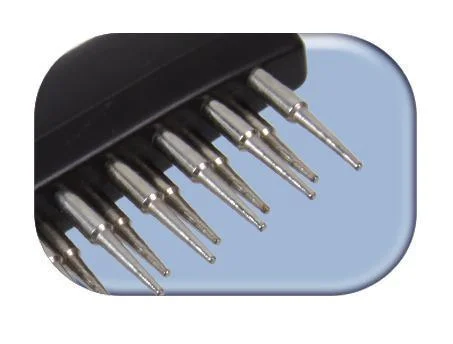 Гребінець-граблі Trixie Metal Groomer для собак, дворядні, змінний зуб, 10х15 см (23783) 2