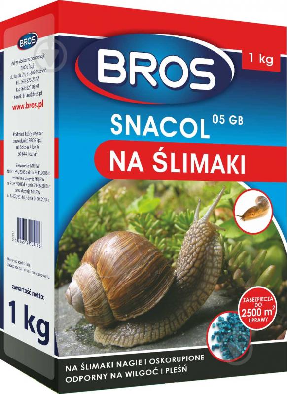 Засіб проти слимаків BROS, 1 кг