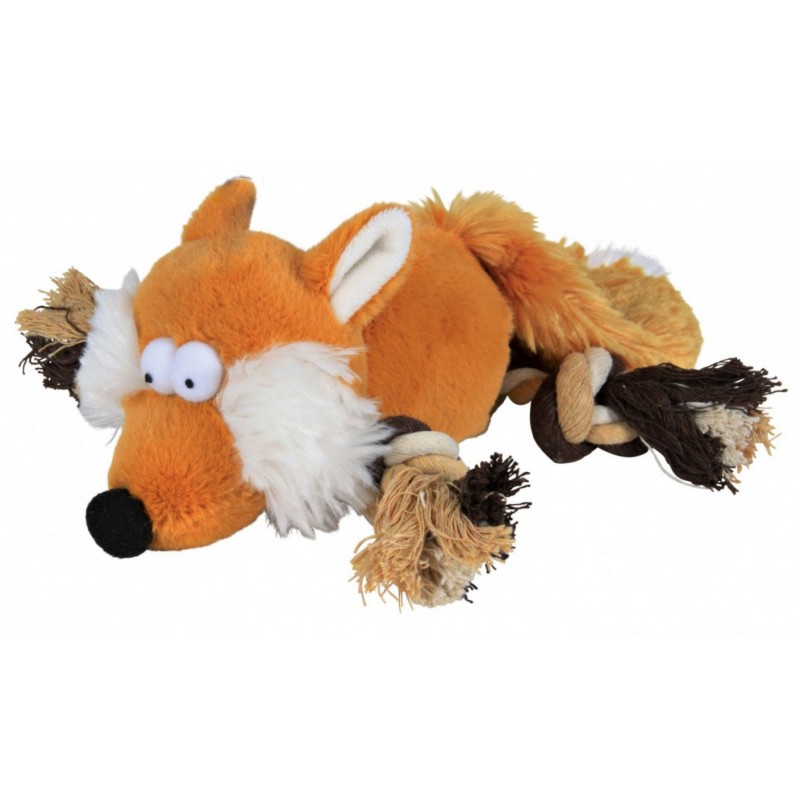 Іграшка для собак Trixie Лиса плюшева з пищалки, 34 см (35919)