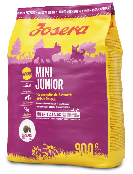 Сухий корм Josera Mini Junior для цуценят міні порід, з качкою і рисом, 900 г 1