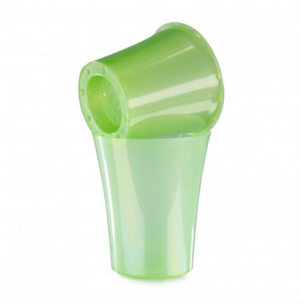 Горщик пластиковий Santino Arte-Dea круглий 1,25 л, зелене яблуко (ADEA125GA) 2