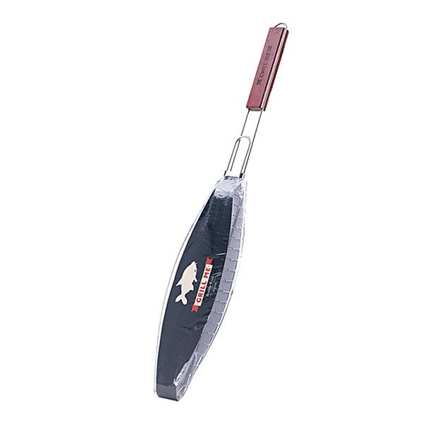 Двойная хромированная решетка Grill Me BQ-038, для рыбы (4823082701377) 2