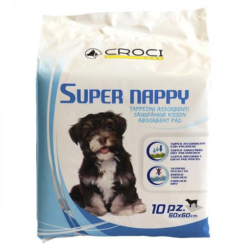 Пелюшки для собак Croci Super Nappy 60х60, 10 шт (00876) 1