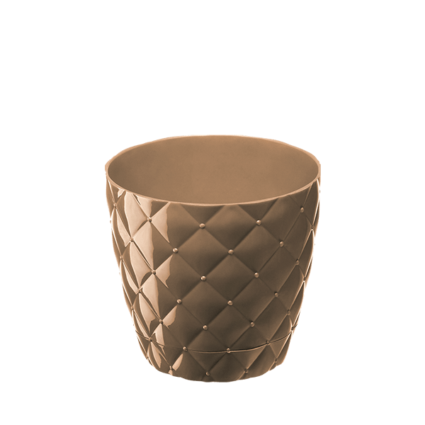 Горщик Elif Plastik Ромбик, капучино, 0,75 л (435-3)