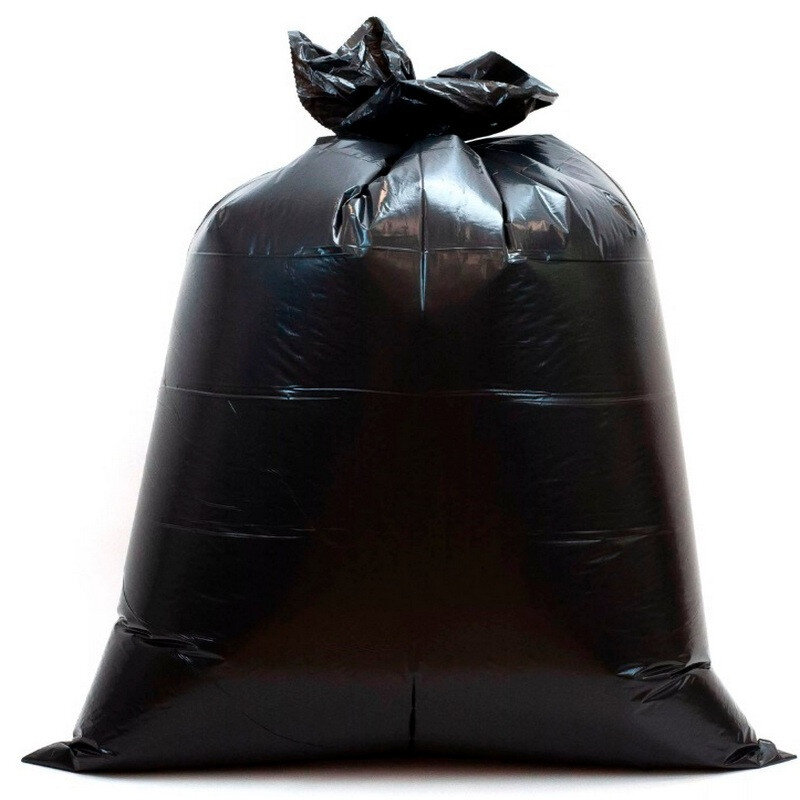 PRO Пакет для смiття п/е 120*140 чорн LD 240л/5шт. STANDARD PLUS (8 шт/ящ) 2