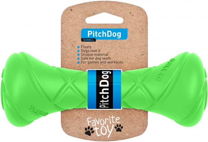 Ігрова гантель Collar PitchDog для апортування, 19/7 см, салатова (62395) 3