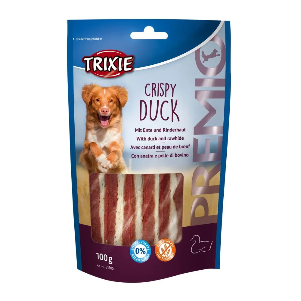 Ласощі для собак Trixie Premio Crispy Duck качка, 100 г (31705)