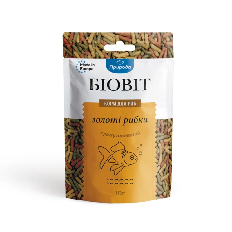 Корм для риб Биовит Золоті рибки в гранулах, 10 г (240467) 1