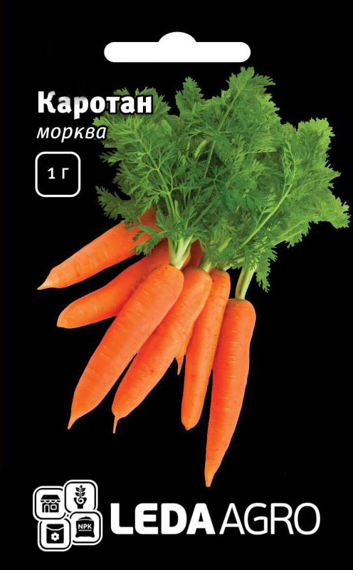 Насіння моркви Каротан, 1 г, Rijk Zwaan, Голландія, насіння Леда Агро 1