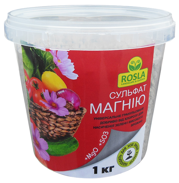 Комплексное минеральное удобрение Сульфат магния (гранулы), 1кг, TM ROSLA (Росла) 1