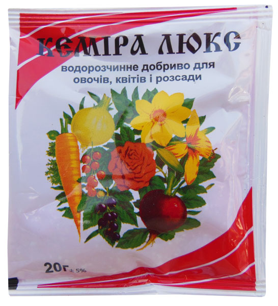 Комплексне мінеральне добриво Кеміра Люкс, 20г, NPK 14.11.25