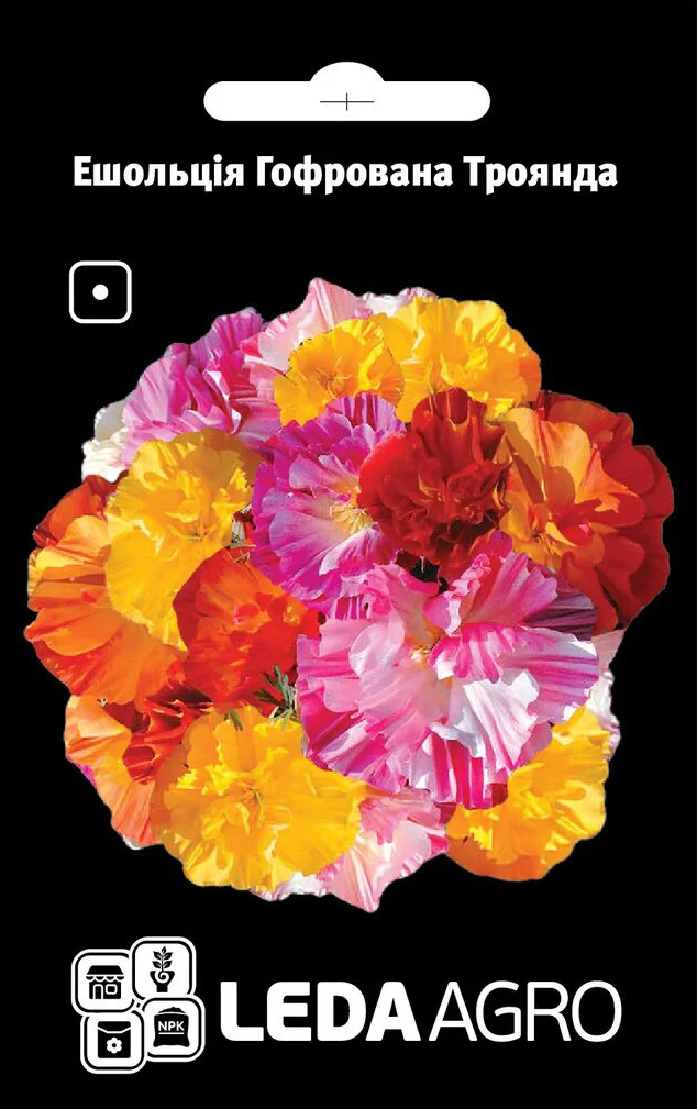 Насіння ешшольціі гофровані Троянда, 0.1 г, Hem Zaden BV, Леда Агро 1