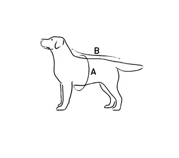 Послеоперационная попона №4 Collar, обхват груди 65-95 см, длина спины 71 см (6776) 2