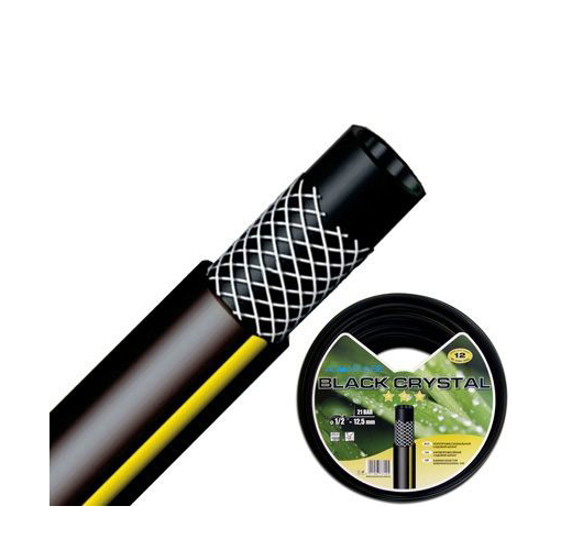 Шланг для поливу Black Crystal 13мм (1/2), 50м, Аквапульс 2
