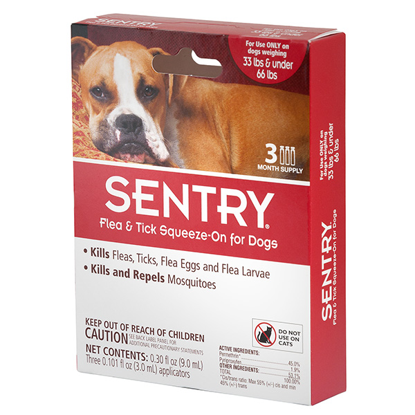 23647 SENTRY (Сентрі) краплі від бліх, кліщів і комарів для собак 15-30кг, 3 мл
