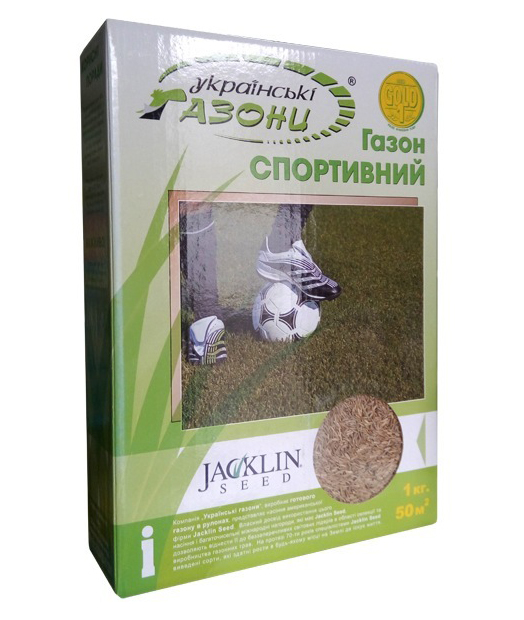 Газонна трава спортивна Jacklin Seeds (Жаклін Сідс), Simplot (Канада), 1кг