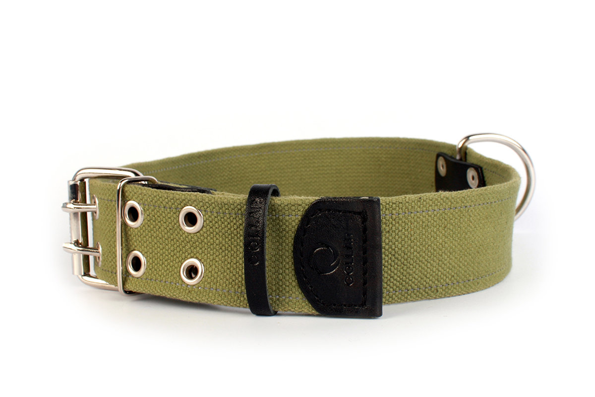 0357 Нашійнік з бавовняної стрічки CoLLaR (шір.45мм, довж.56-71см)