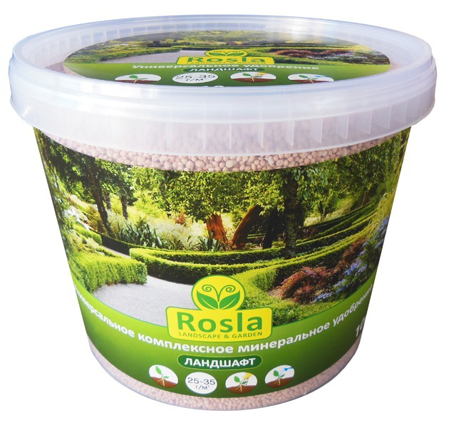 Комплексне мінеральне добриво для ландшафту, 10кг, NPK 12.10.14+ME, TM ROSLA (Росла)
