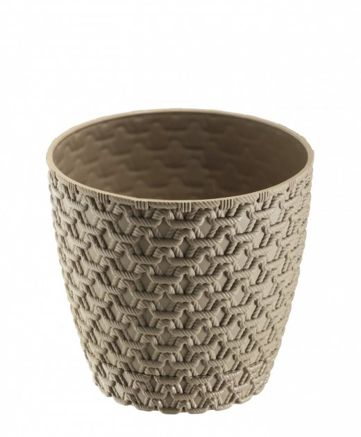 Горщик Elif Ротанг 3 л капучино (448-3)