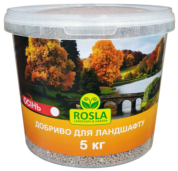 Комплексне мінеральне добриво для ландшафту TM ROSLA, 5кг, NPK 5.15.30 Осінь, Arvi Fertis (Арві Фертіс)
