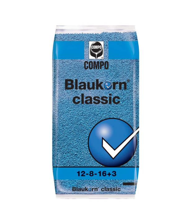 Комплексне мінеральне універсальне добриво Blaukorn (Блаукорн), 25кг, NPK 12.8.16+3+ТІ, Compo (Компо) 1