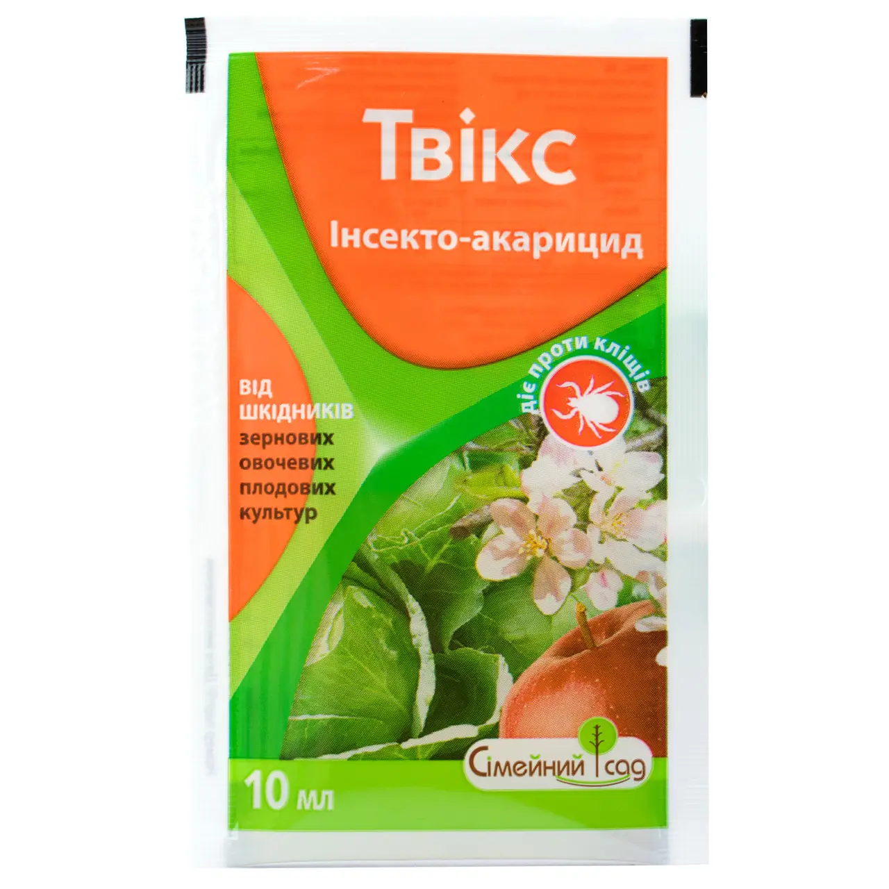 Инсектоакарицид  Твикс к.е., 10 мл, Сімейний Сад