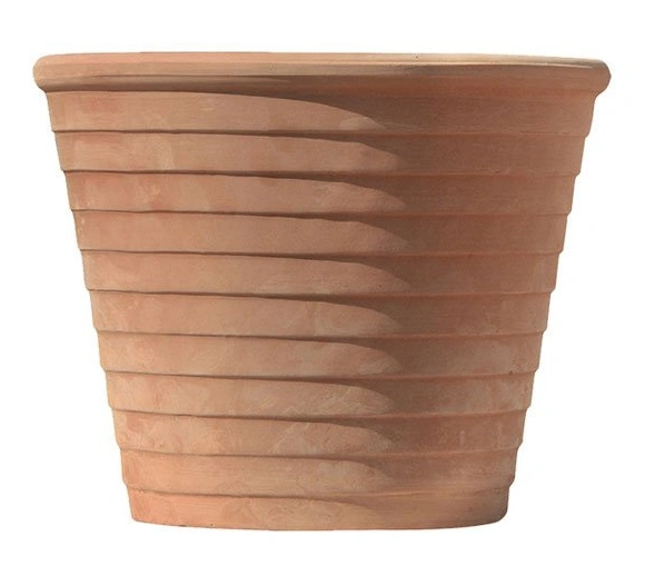 Горщик керамічний Terraneo Como теракотовий 26x20 cм, 6 л (700074) 1