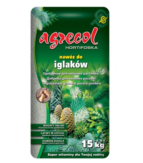 Комплексне добриво Агрекол Hortifoska для хвойних рослин, 15кг, 633