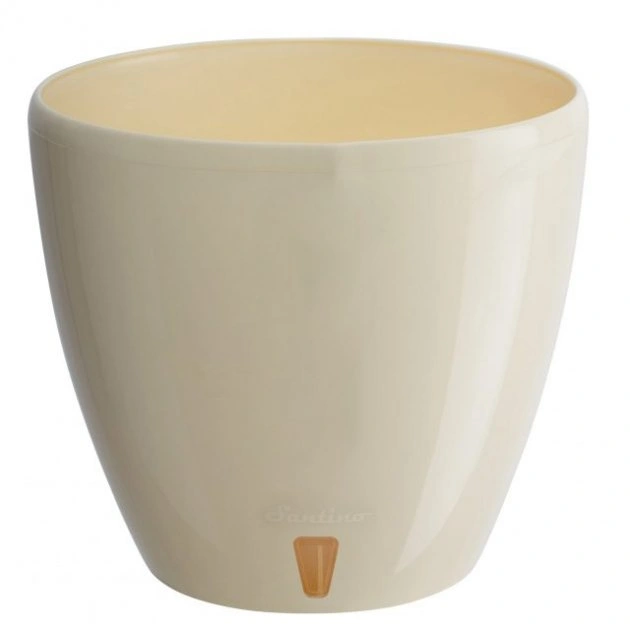 Горщик для квітів Santino Deco Twin, кремовий, 4 л (DT3 cre) 1