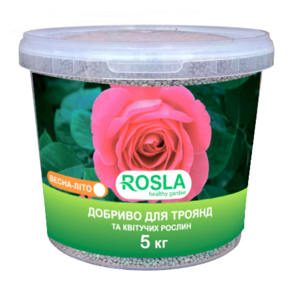 Комплексне мінеральне добриво для троянд і квітучих рослин, NPK 12.24.12+МЕ, 5кг, TM ROSLA (Росла)