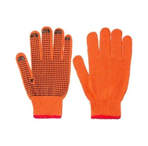 Рукавички робочі Werk трикотажні, помаранчеві (WE2105)