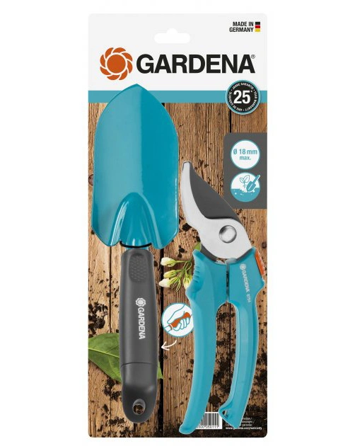 Набір ручного інструменту Starter Kit Секатор + совок, Gardena, 12201 2