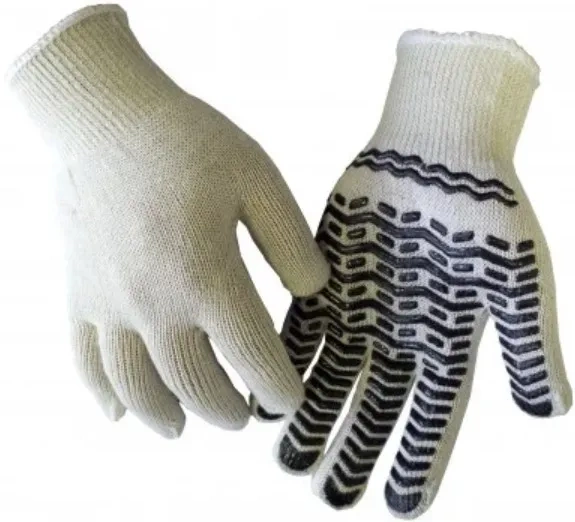 Рукавички робочі Werk трикотажні, білі (WE2103H)