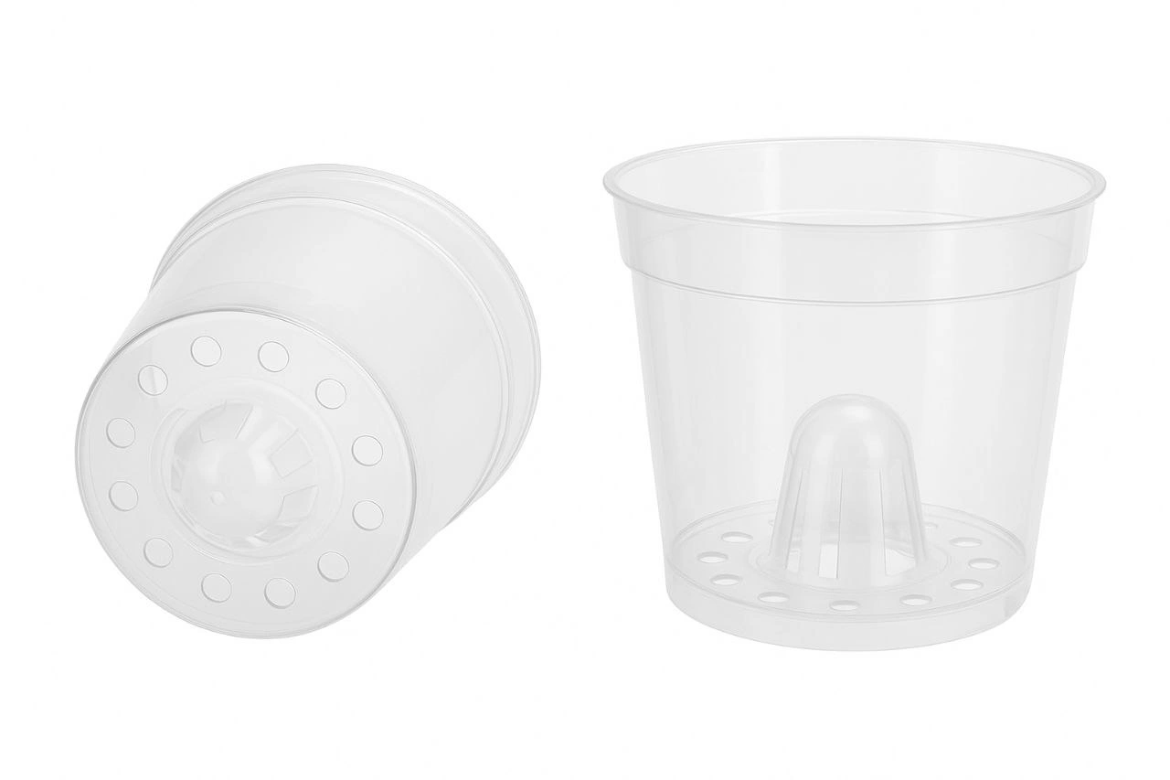 Євро горщик Thomsen для орхідей з аеро дном 10.5 см 2