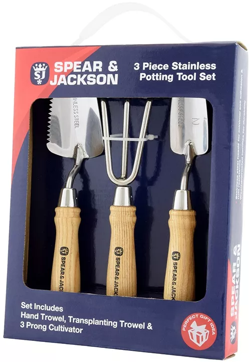 Набір садових інструментів із нерж,сталі,  POTTING3PS, Spear & Jackson