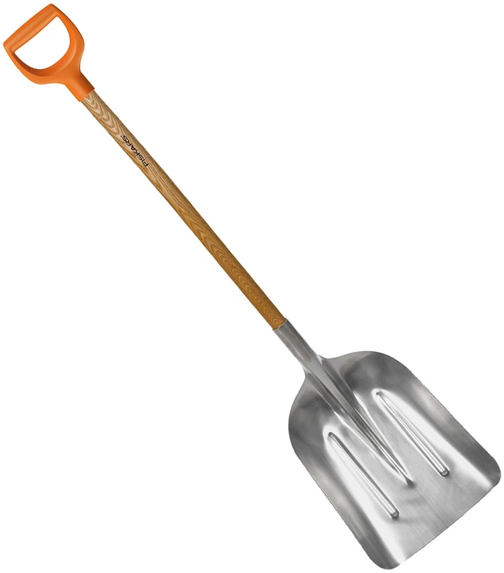 Лопата для уборки снега и зерна алюминиевая Fiskars.1001637 1