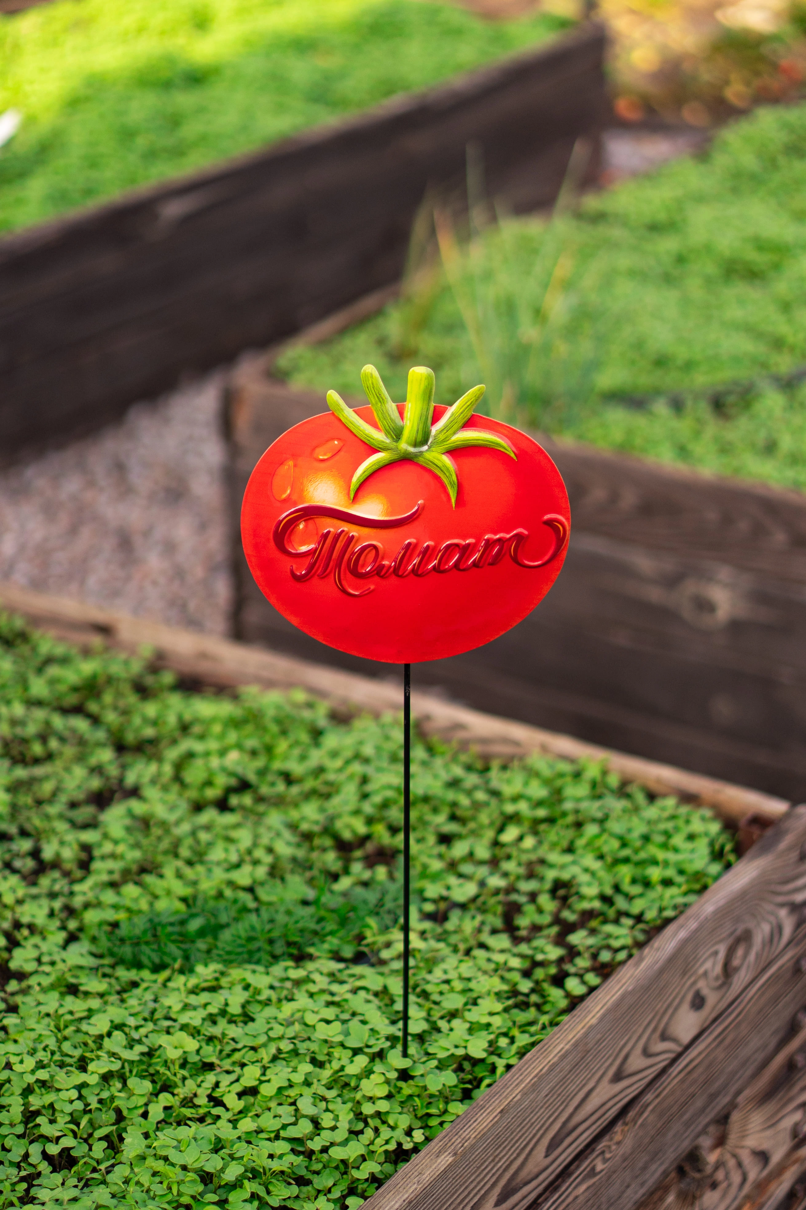Декоративна табличка садова, L=60см, Томат