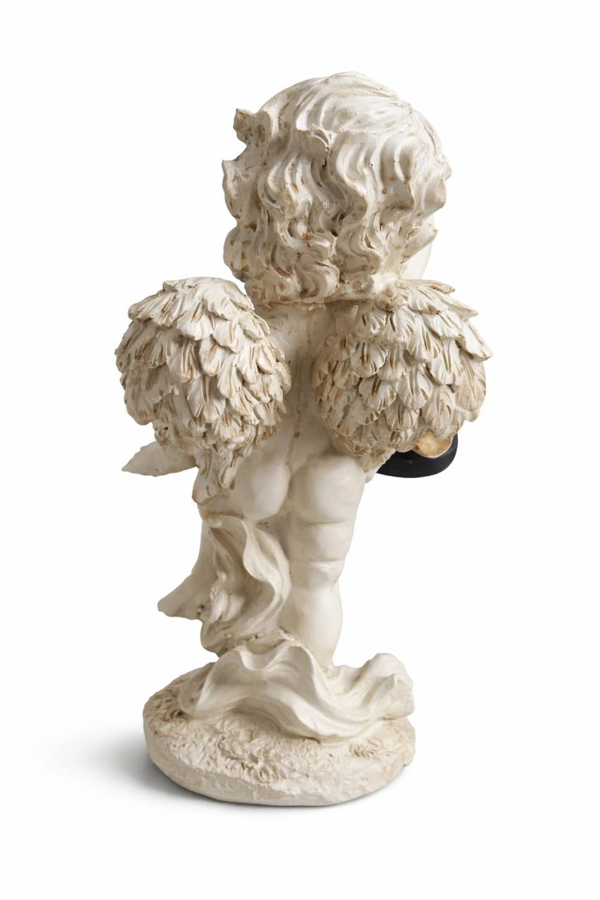 Декоративна фігура Янгол з сонячний ліхтарем 2