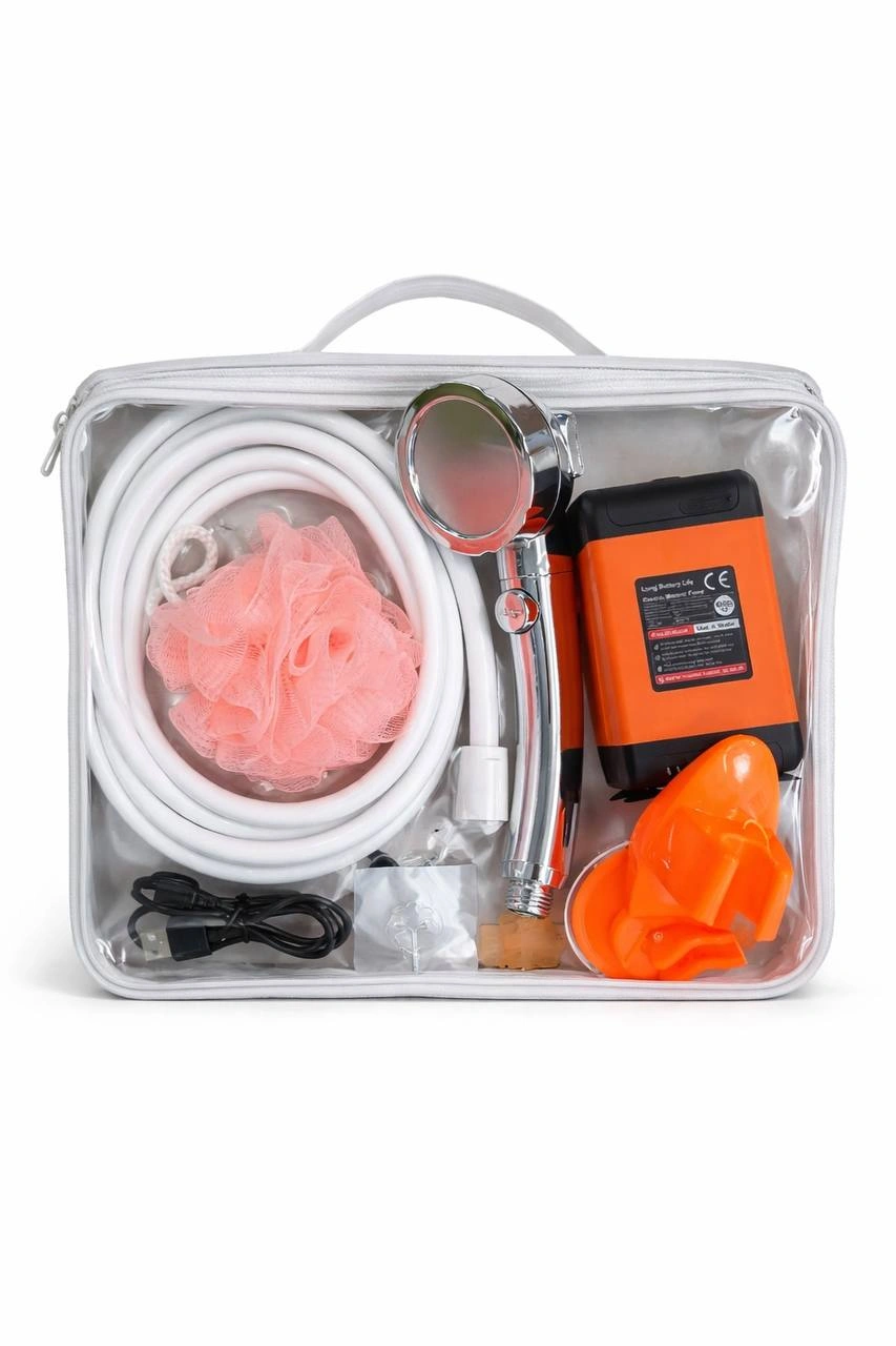 Портативний акумуляторний душ для кемпінгу 2